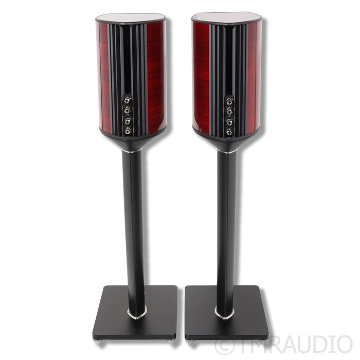 Sonus Faber Guarneri Tradition Bookshelf Speaker Pair w/ Stands; Lilium Rose