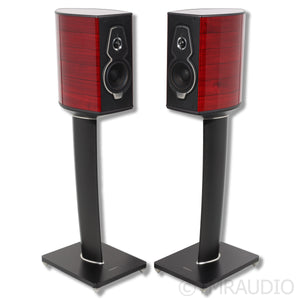 Sonus Faber Guarneri Tradition Bookshelf Speaker Pair w/ Stands; Lilium Rose