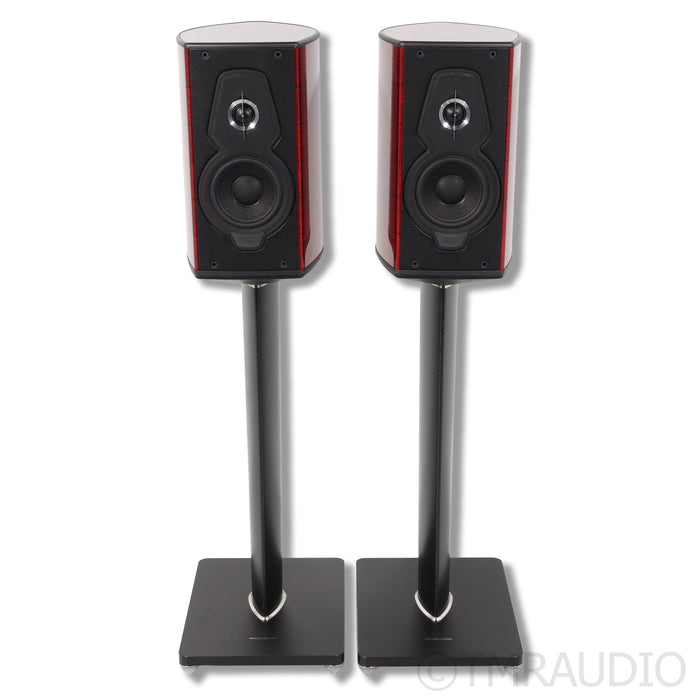 Sonus Faber Guarneri Tradition Bookshelf Speaker Pair w/ Stands; Lilium Rose