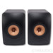 KEF LS50 Wireless II Bookshelf Speaker; Black Pair
