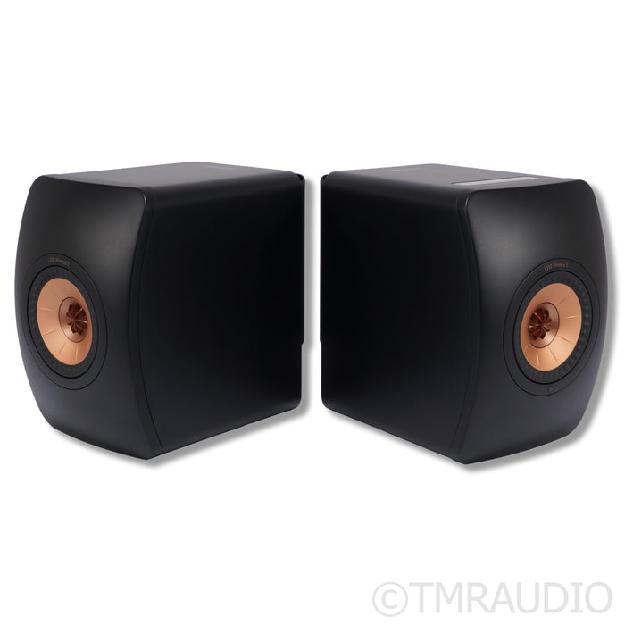 KEF LS50 Wireless II Bookshelf Speaker; Black Pair