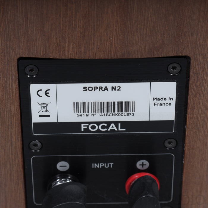 Focal Sopra No. 2 Floorstanding Speakers; Dark Oak Pair