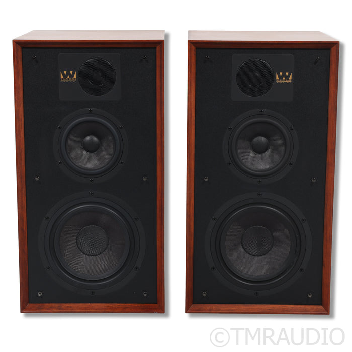 Wharfedale Linton Heritage 85th Anniversary Bookshelf Speakers; Mahogany Pair