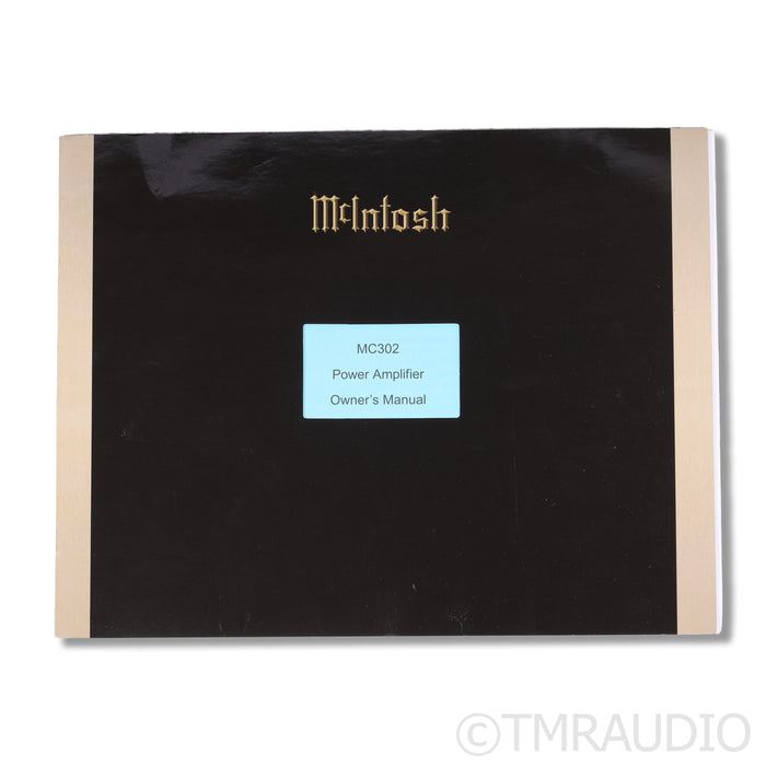 McIntosh MC302 Stereo Power Amplifier