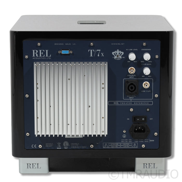 REL Acoustics T/7x Subwoofer; Piano Black