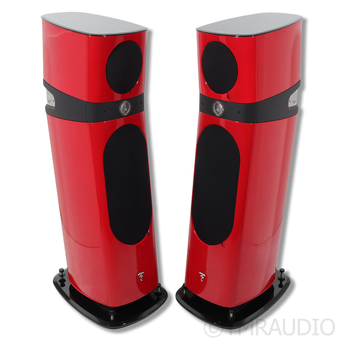 Focal Sopra No. 3 Floorstanding Speakers; Red Pair