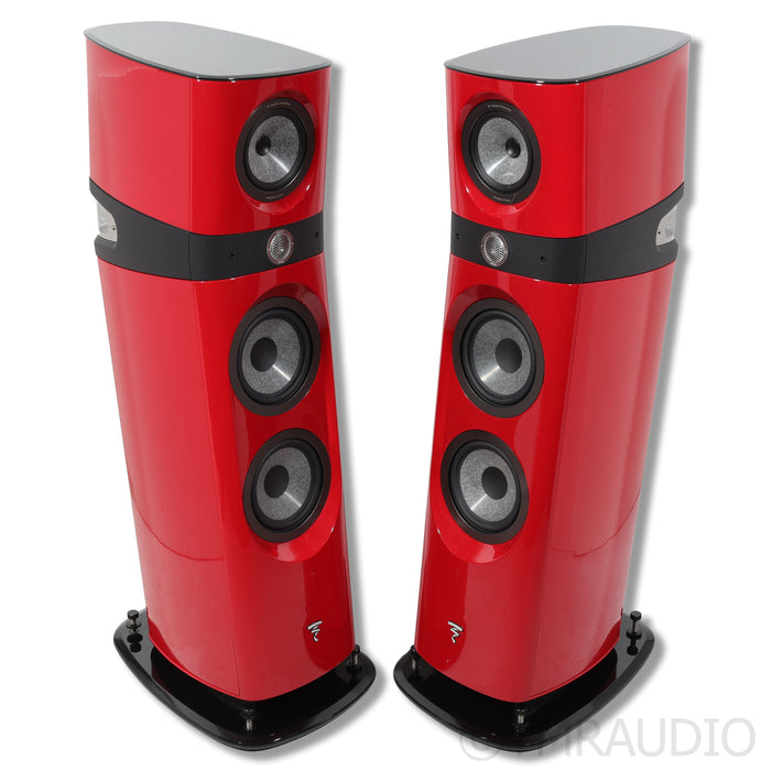 Focal Sopra No. 3 Floorstanding Speakers; Red Pair