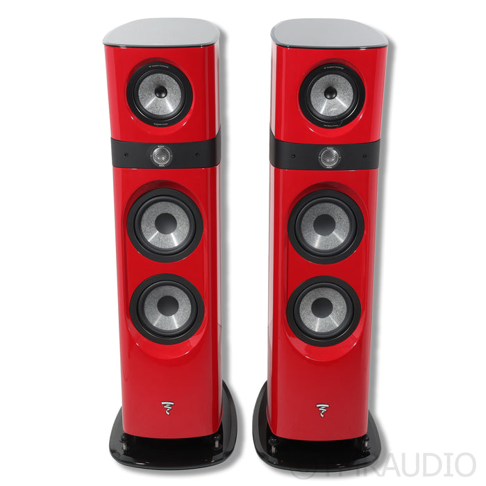 Focal Sopra No. 3 Floorstanding Speakers; Red Pair