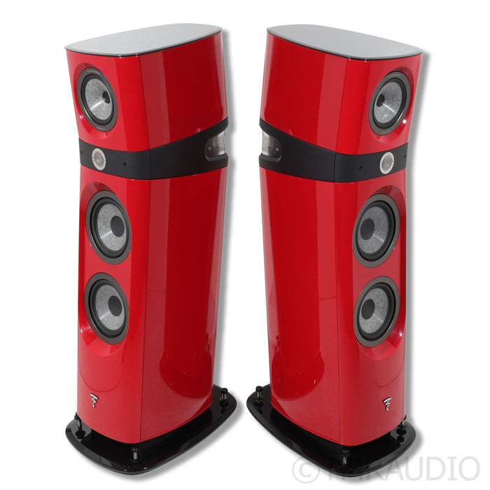 Focal Sopra No. 3 Floorstanding Speakers; Red Pair