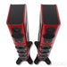 Kii Three BXT Wireless Active Floorstanding Speakers; Red Pair