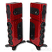 Kii Three BXT Wireless Active Floorstanding Speakers; Red Pair