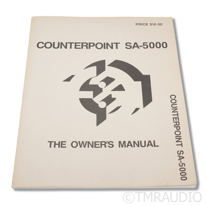 Counterpoint SA-5000 Stereo Tube Preamplifier; MM/MC Phono (Vintage)