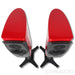 Dynaudio Confidence 20 Bookshelf Speakers; Custom Gloss Red Pair With Stands