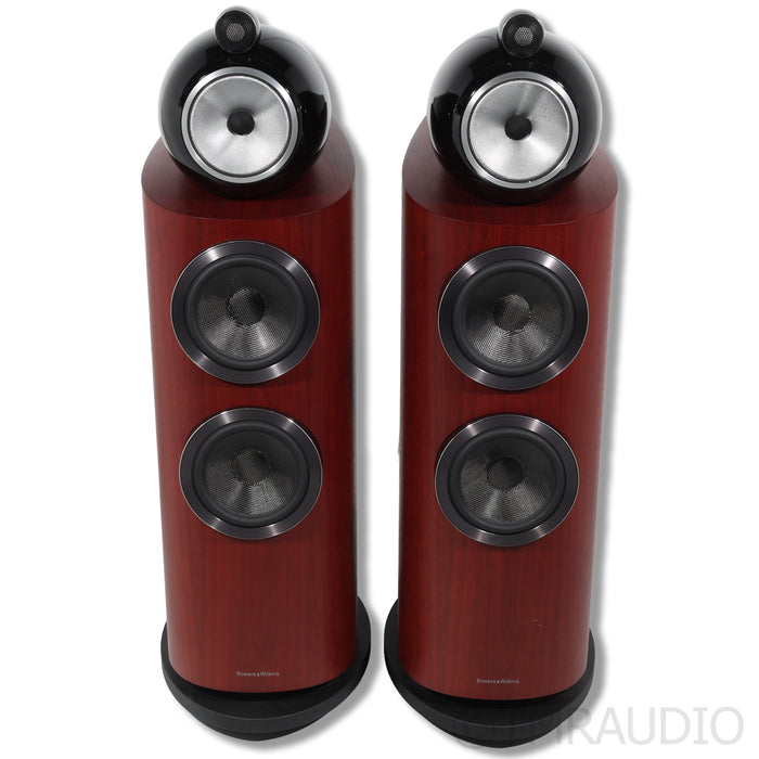 Bowers & Wilkins 802 D3 Floorstanding Speakers; Rosenut Finish Pair