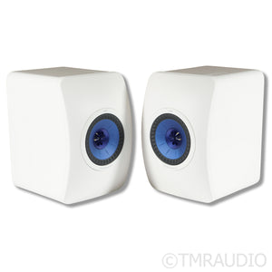 KEF LS50 Bookshelf Speakers; White Pair