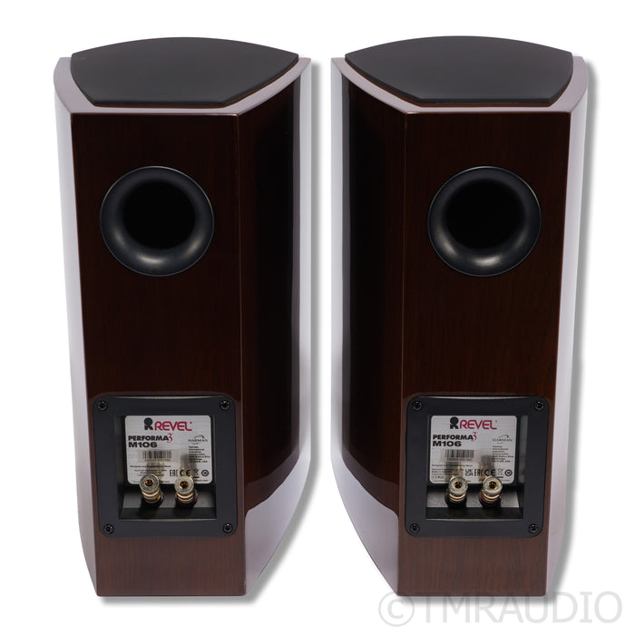 Revel Performa3 M106 Bookshelf Speakers; Walnut Pair