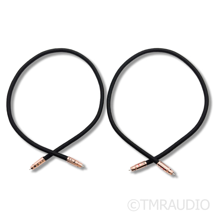 AudioQuest Black Beauty RCA Interconnects; 1m Pair