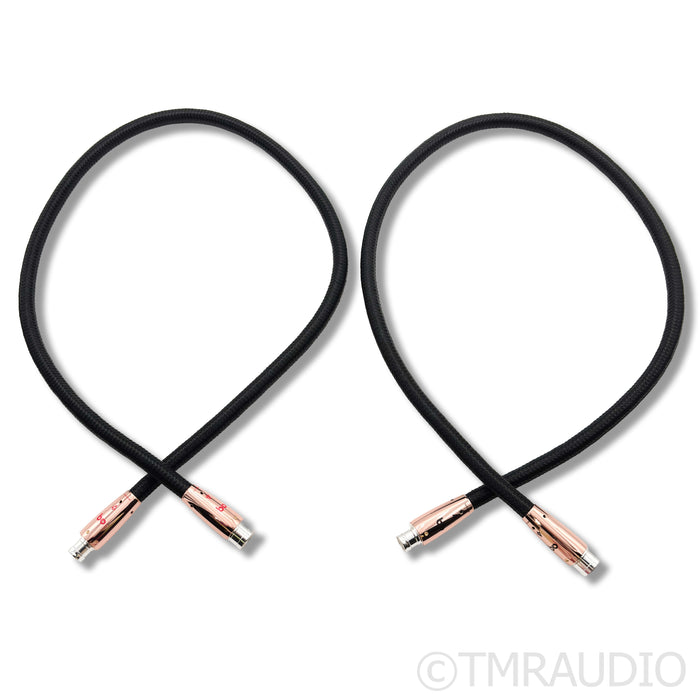 AudioQuest Black Beauty XLR Interconnects; 1m Pair