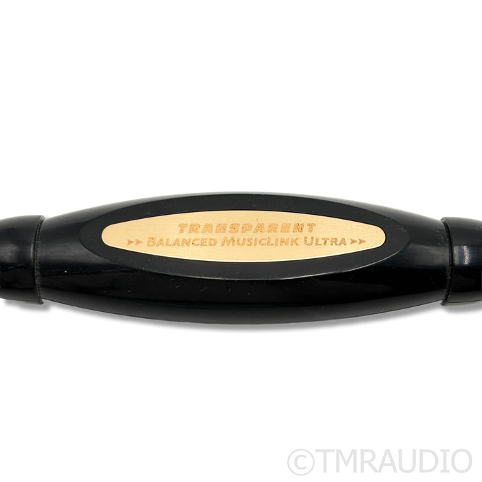 Transparent Audio Balanced MusicLink Ultra MM XLR Cables; 3ft Pair Balanced Interconnects