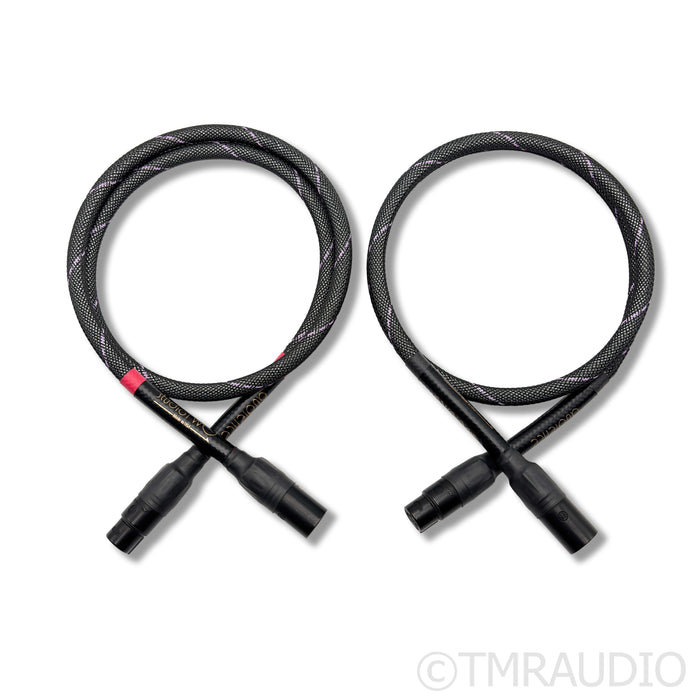 Audience Studio Two XLR Cables; 1m Pair Balanced Interconnects