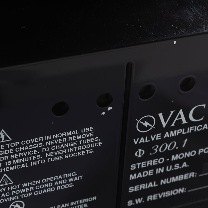 VAC PHI 300.1 Stereo/Mono Tube Power Amplifier