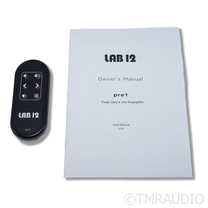 Lab12 Pre1 Stereo Tube Preamplifier