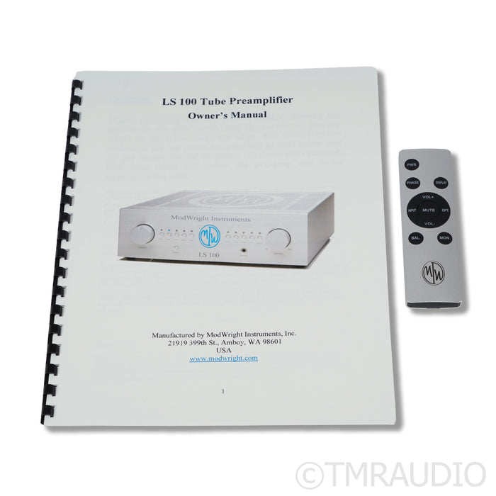 ModWright LS100 Stereo Tube Preamplifier
