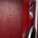 Zu Audio DWX Bookshelf Speaker; Superfly Upgrade; Ruby Red Hickory Pair