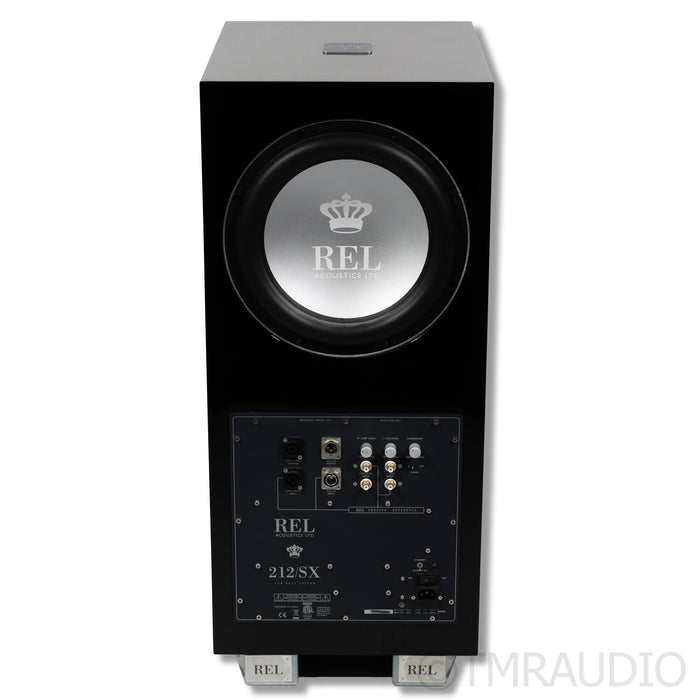 REL Acoustics 212/SX Dual 12" Powered Subwoofer; Piano Black