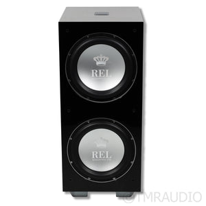 REL Acoustics 212/SX Dual 12" Powered Subwoofer; Piano Black