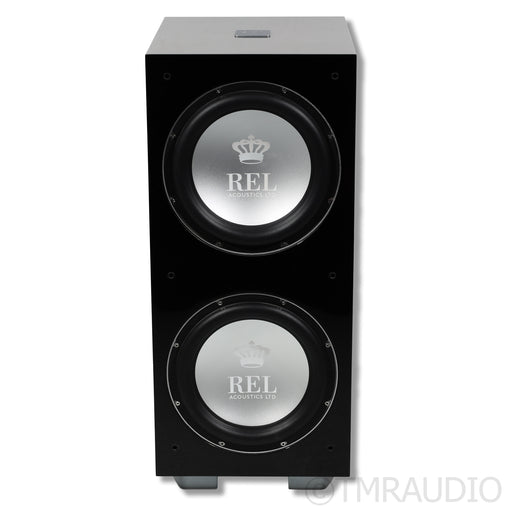 REL Acoustics 212/SX Dual 12" Powered Subwoofer; Piano Black