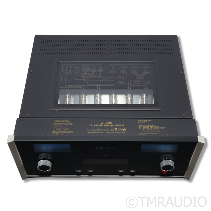 McIntosh C2600 Stereo Tube Preamplifier; MM / MC Phono