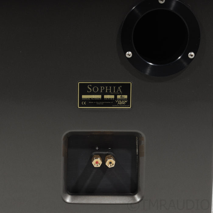Wilson Audio Sophia 2 Floorstanding Speakers; Galaxy Gray Pair
