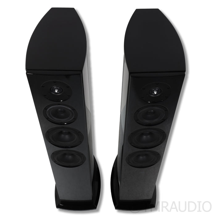 Aerial Acoustics 6T Floorstanding Speakers; Gloss Black Pair