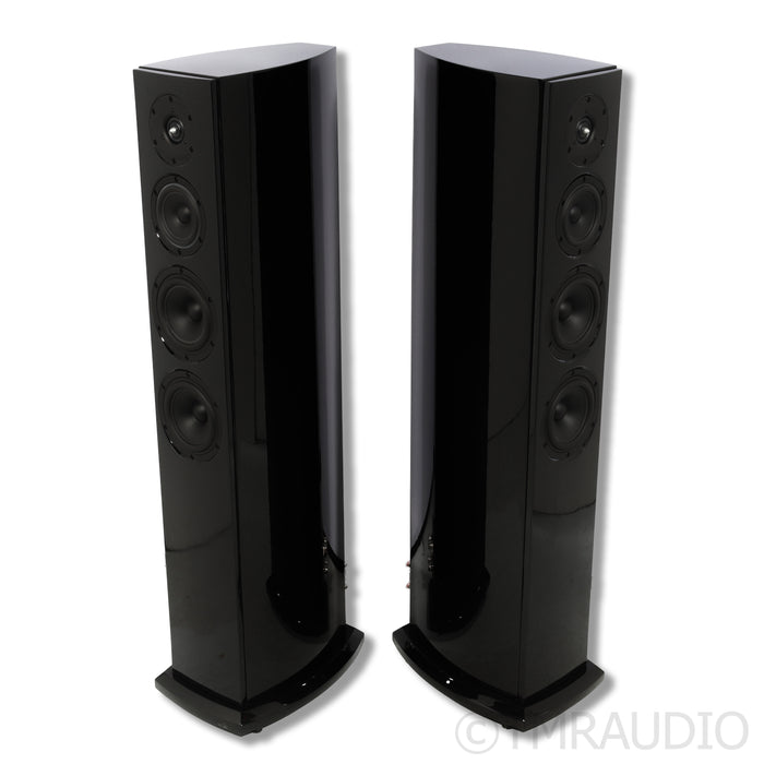 Aerial Acoustics 6T Floorstanding Speakers; Gloss Black Pair