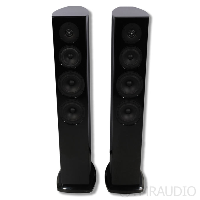 Aerial Acoustics 6T Floorstanding Speakers; Gloss Black Pair