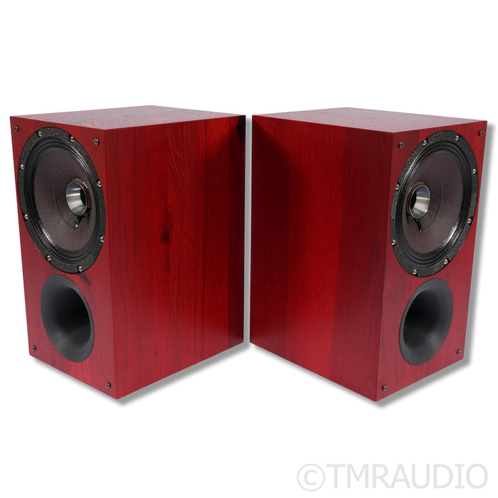 Zu Audio Method Bookshelf Speakers; Ruby Red Hickory Pair