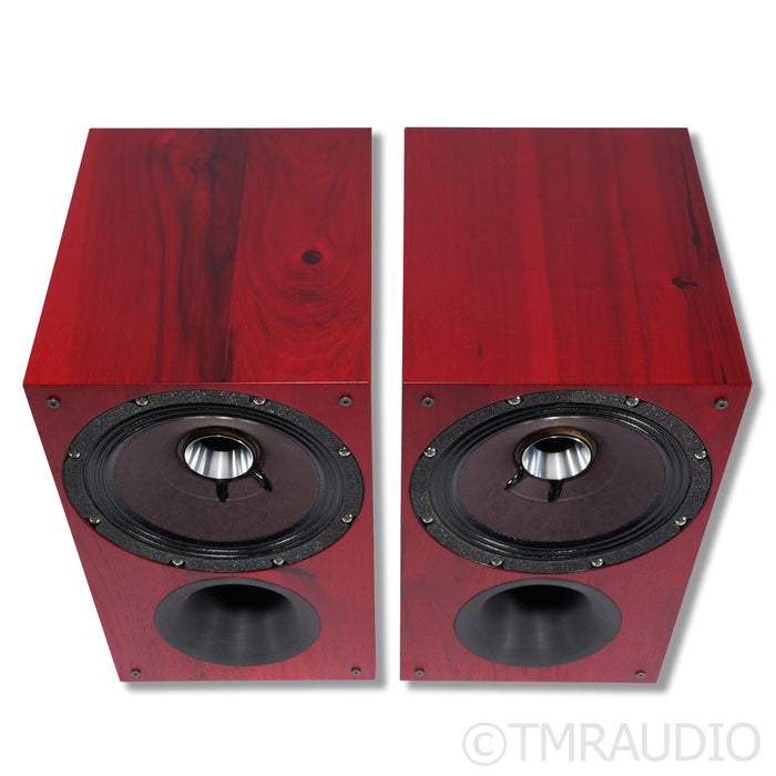 Zu Audio Method Bookshelf Speakers; Ruby Red Hickory Pair
