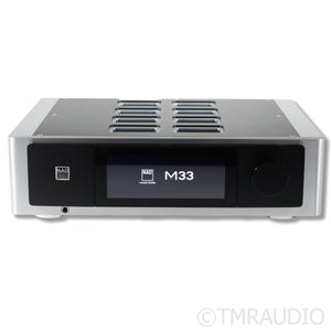NAD Electronics M33v1 Stereo Integrated Amplifier/Streaming DAC; MC/MM Phono
