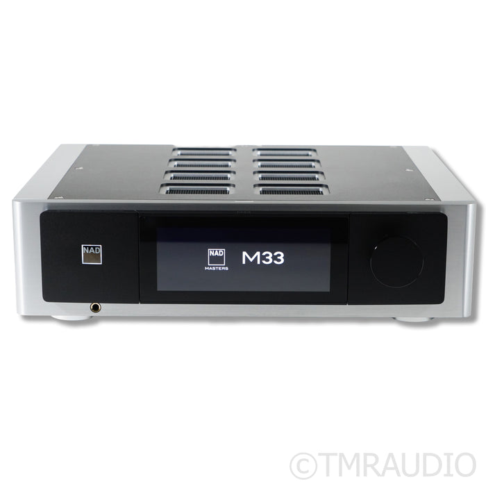 NAD Electronics M33v1 Stereo Integrated Amplifier/Streaming DAC; MC/MM Phono
