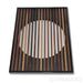 REL S/850 Premium Wood Grille; Black/Walnut (Open Box)