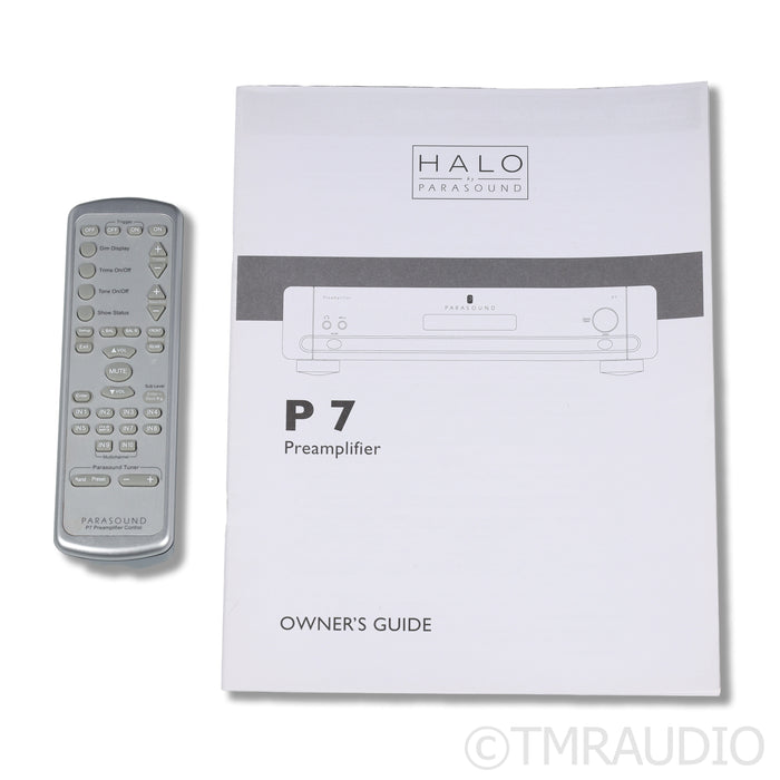 Parasound Halo P7 7.1 Channel Preamplifier; MC/MM Phono