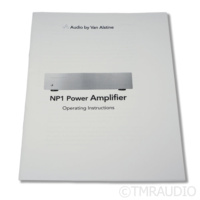 Audio by Van Alstine NP1 Stereo Power Amplifier