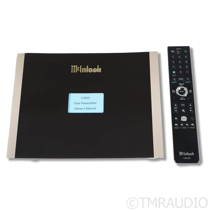 McIntosh C2600 Stereo Tube Preamplifier; MC/MM Phono