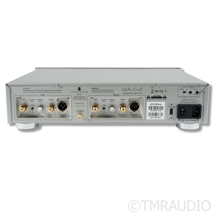Parasound Halo JC3+ MM/MC Phono Preamplifier; Silver