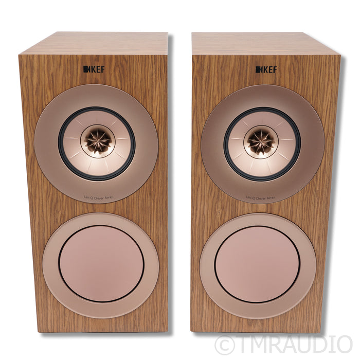 KEF R3 (non meta) Bookshelf Speakers; Walnut Pair