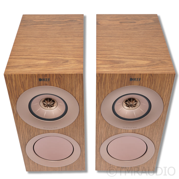 KEF R3 (non meta) Bookshelf Speakers; Walnut Pair