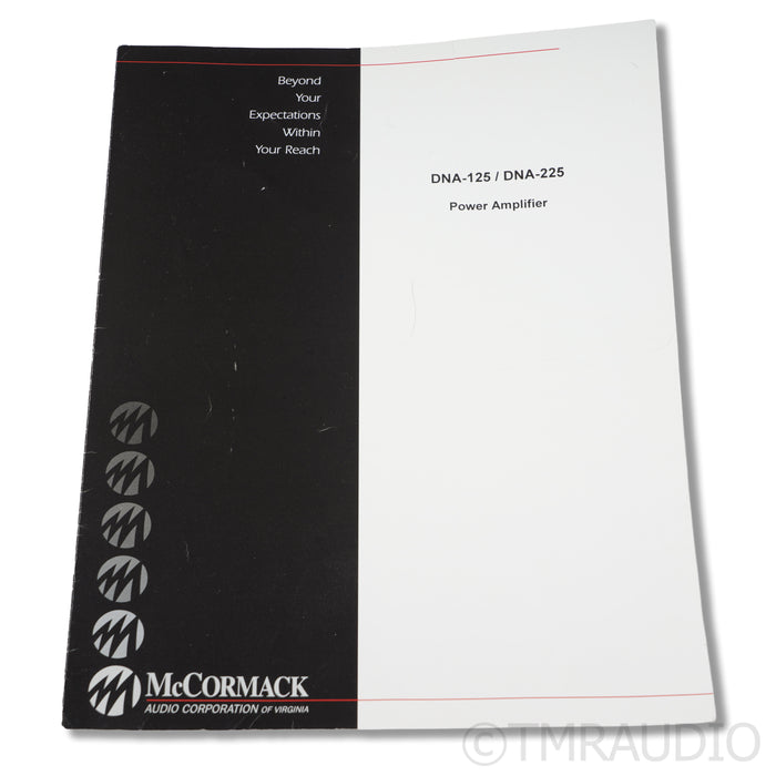 McCormack Audio DNA-225 Stereo Power Amplifier