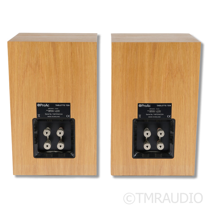 ProAc Tablette 10 Bookshelf Speakers; Natural Oak Pair
