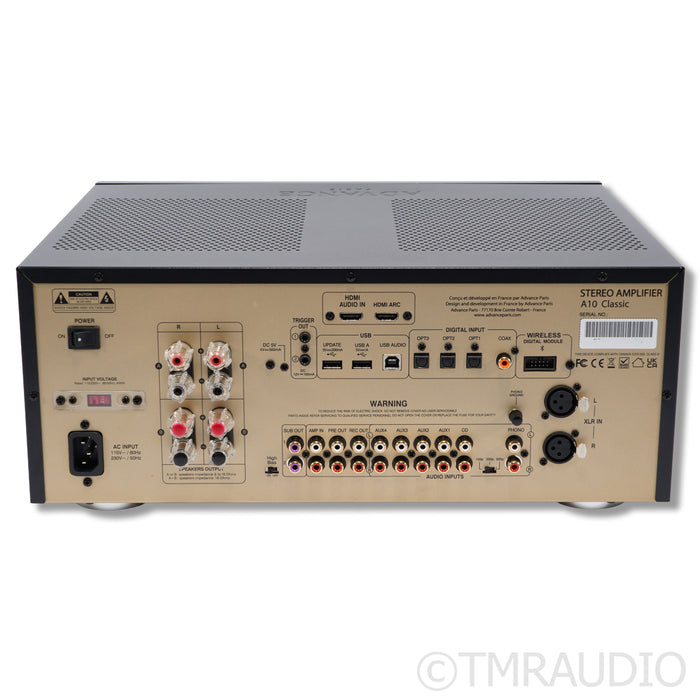 Advance Paris A10 Classic Stereo Hybrid Integrated Amplifier; MM Phono